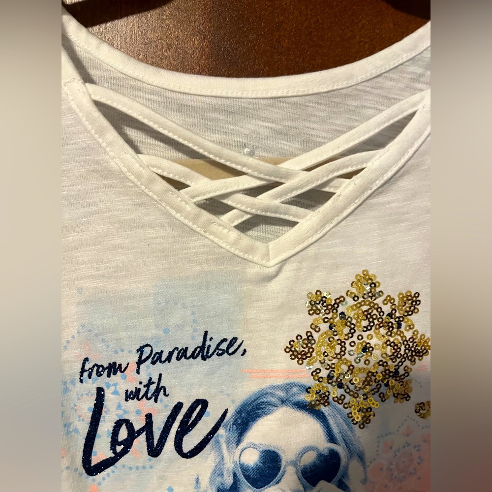 Justice “From Paradise With Love” Tank Top - Picture 9 of 12